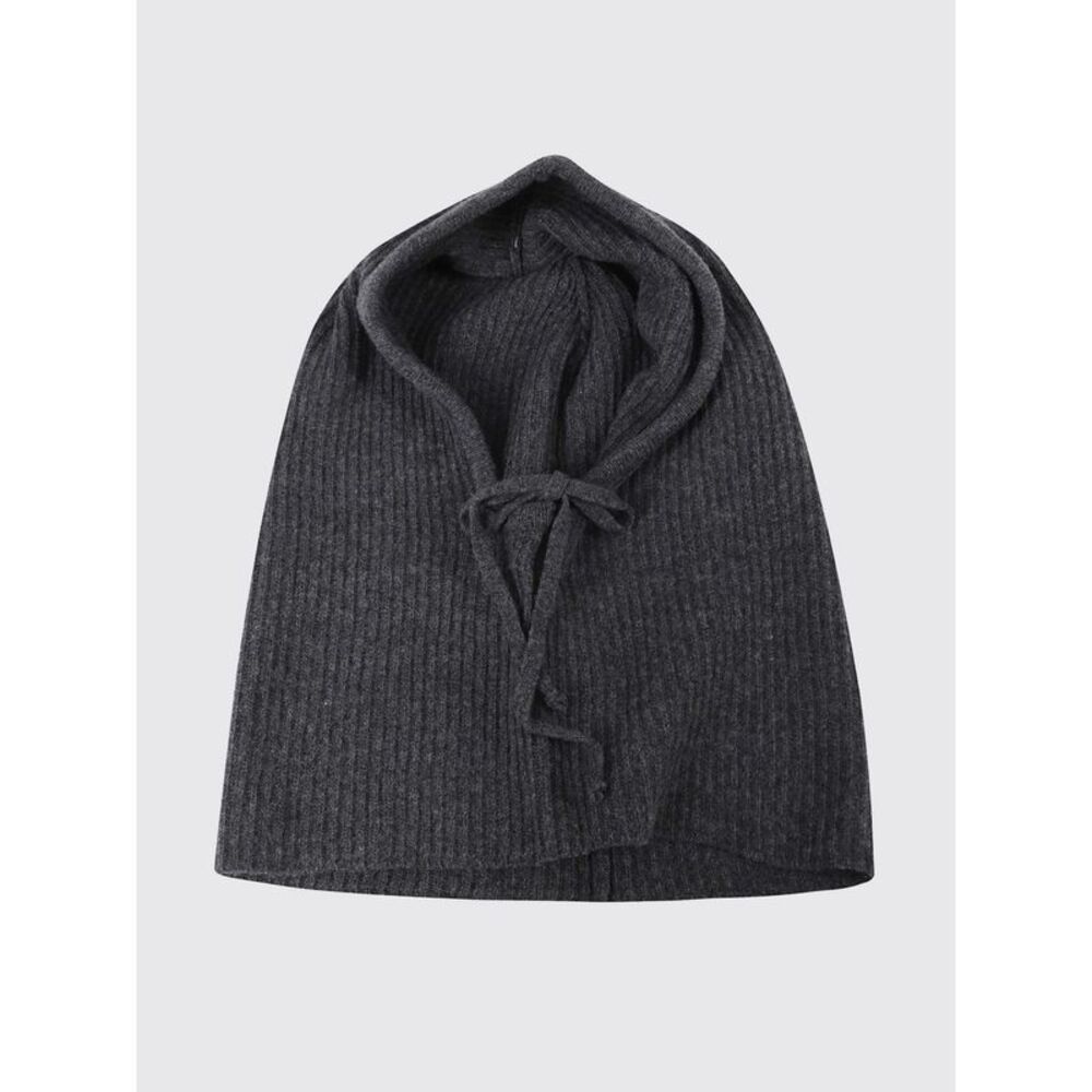 Federica Tosi Women Federica Tosi Minimal Design Ribbed Wool Balaclava